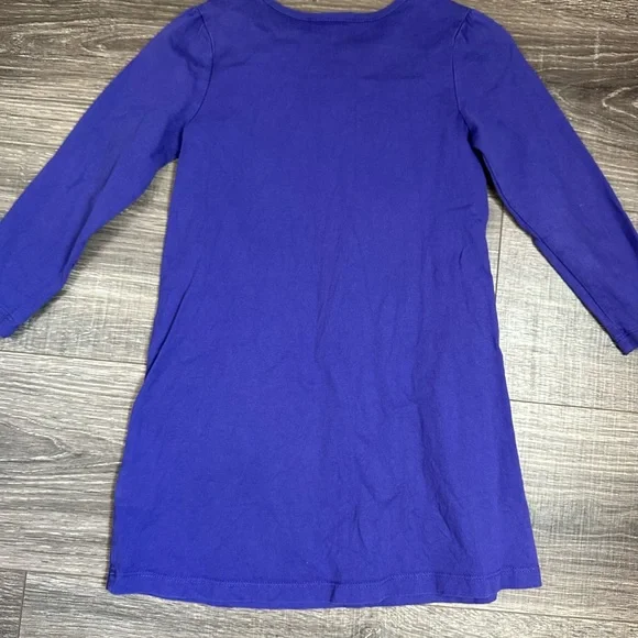 Hanna Andersson Girls 4 (100) Purple Peacock dress - Picture 5 of 5